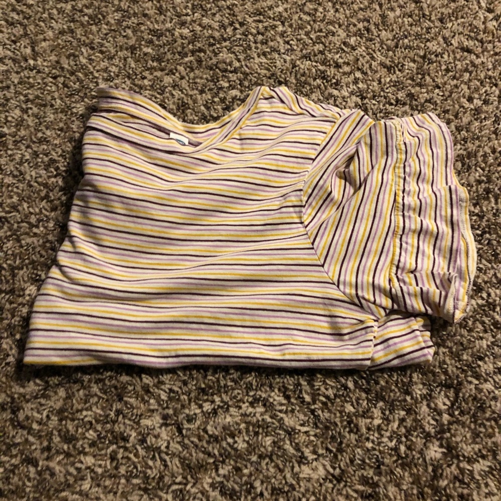 Short sleeve ruffle sleeve old navy top